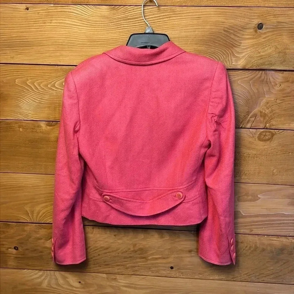 Womens Carlisle Silk shell pink Jacket SZ 10 Acetate lining party wedding casual - Picture 6 of 8